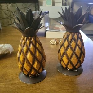 Pineapple candle holders